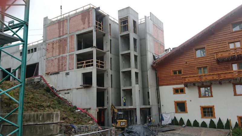 Rozbudowa hotelu META w Szczyrku przy ul. Skośnej dla META INTERNATIONAL Sp. z o.o. Segment A i B - 